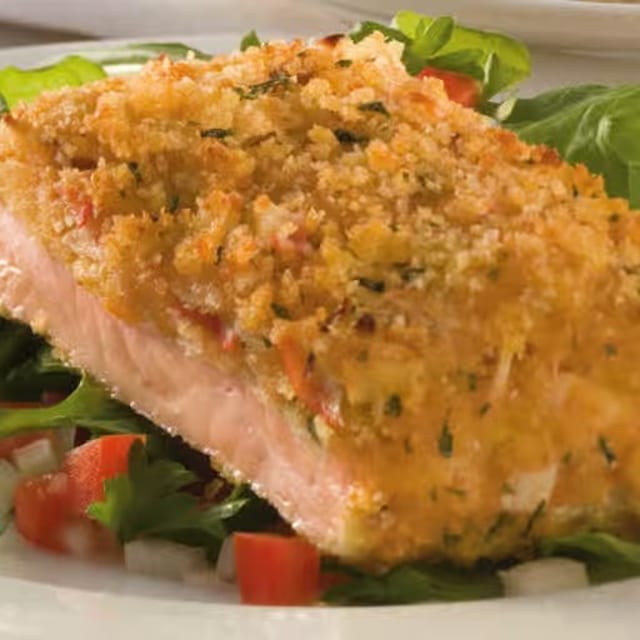 Stuffed with Alaskan Salmon.