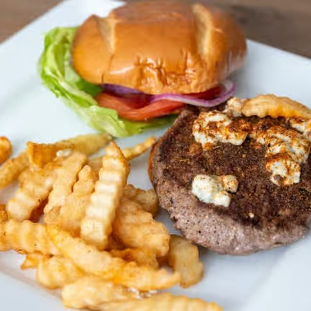 Black & Blue Burger.