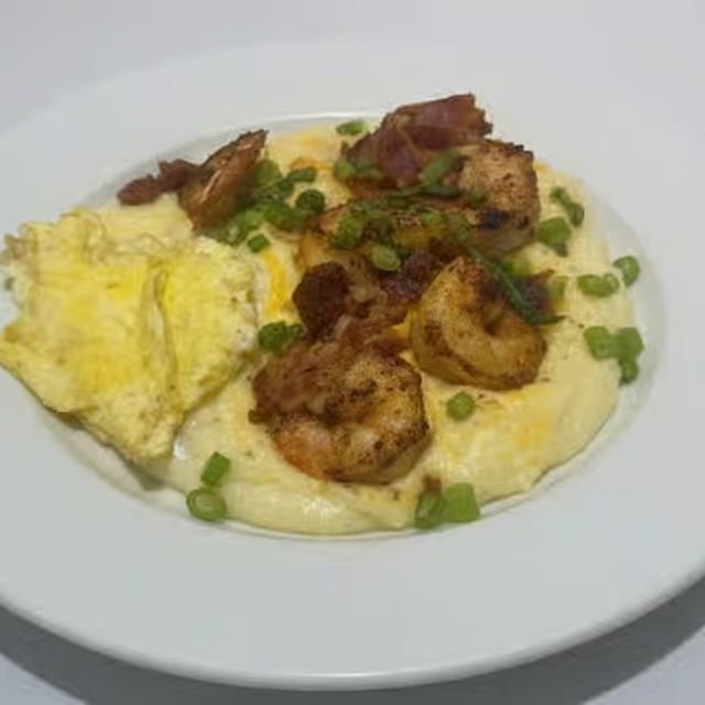 Shrimp & Cheesy Grits.