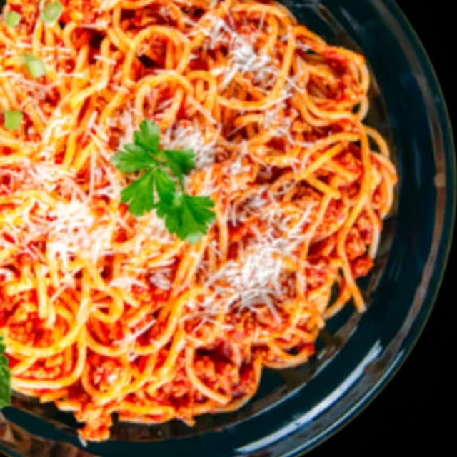 Spaghetti Marinara.